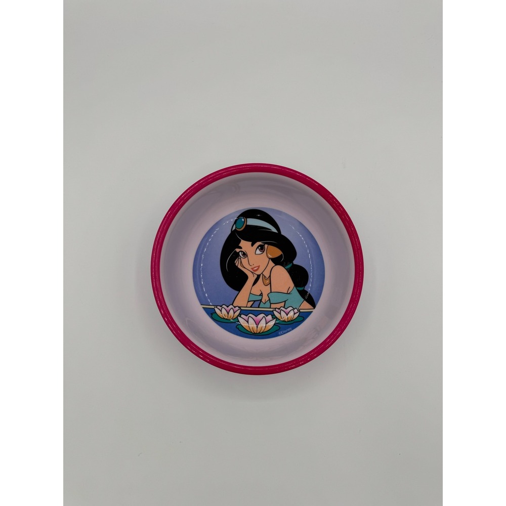 Disney Princess Jasmine Zak Designs Melamine Bowl Pink Purple Aladdin Kids Dish